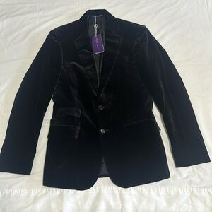 Ralph Lauren Purple Label Kent Velvet Suit